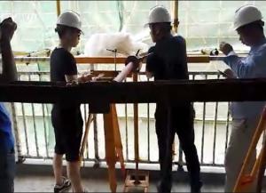 華禹護欄丨現場檢測產品抗推力，好產品經得起考驗！